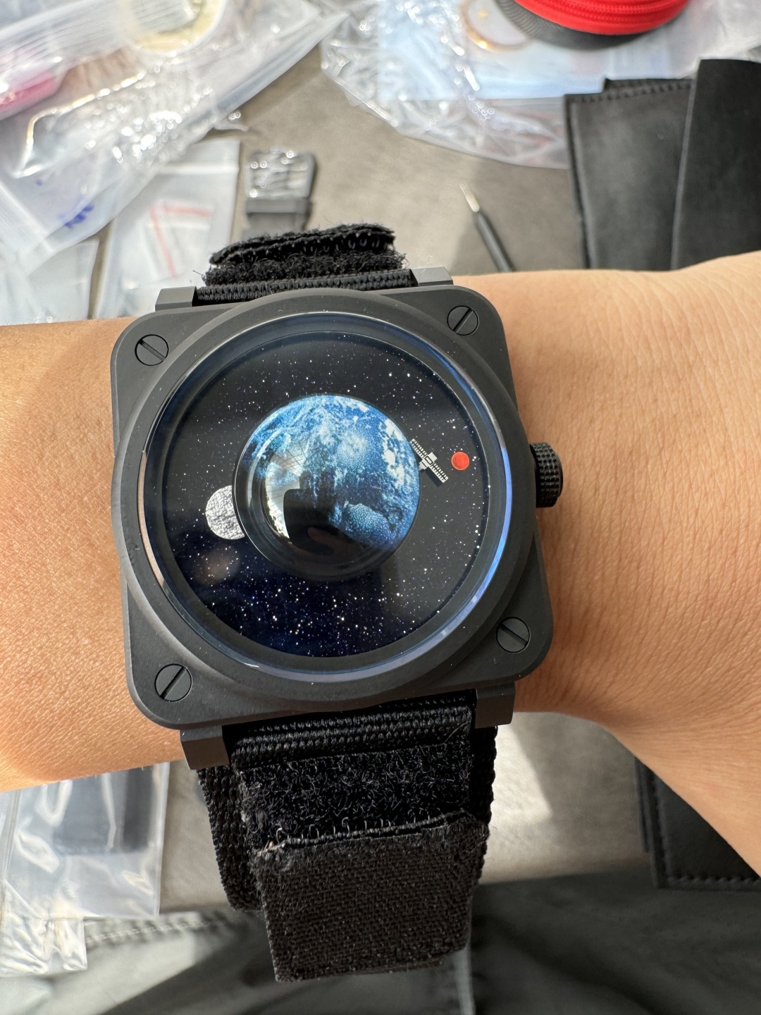 Bell Ross Gram,bell Rossbr-03 Astrobe Diameter41 mm Thickness11.6