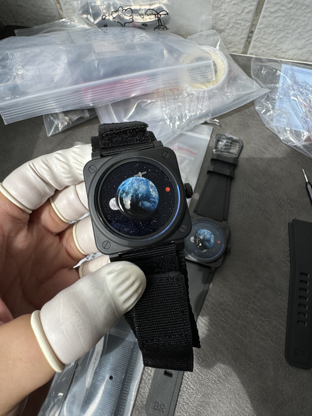 Bell Ross Gram,bell Rossbr-03 Astrobe Diameter41 mm Thickness11.6