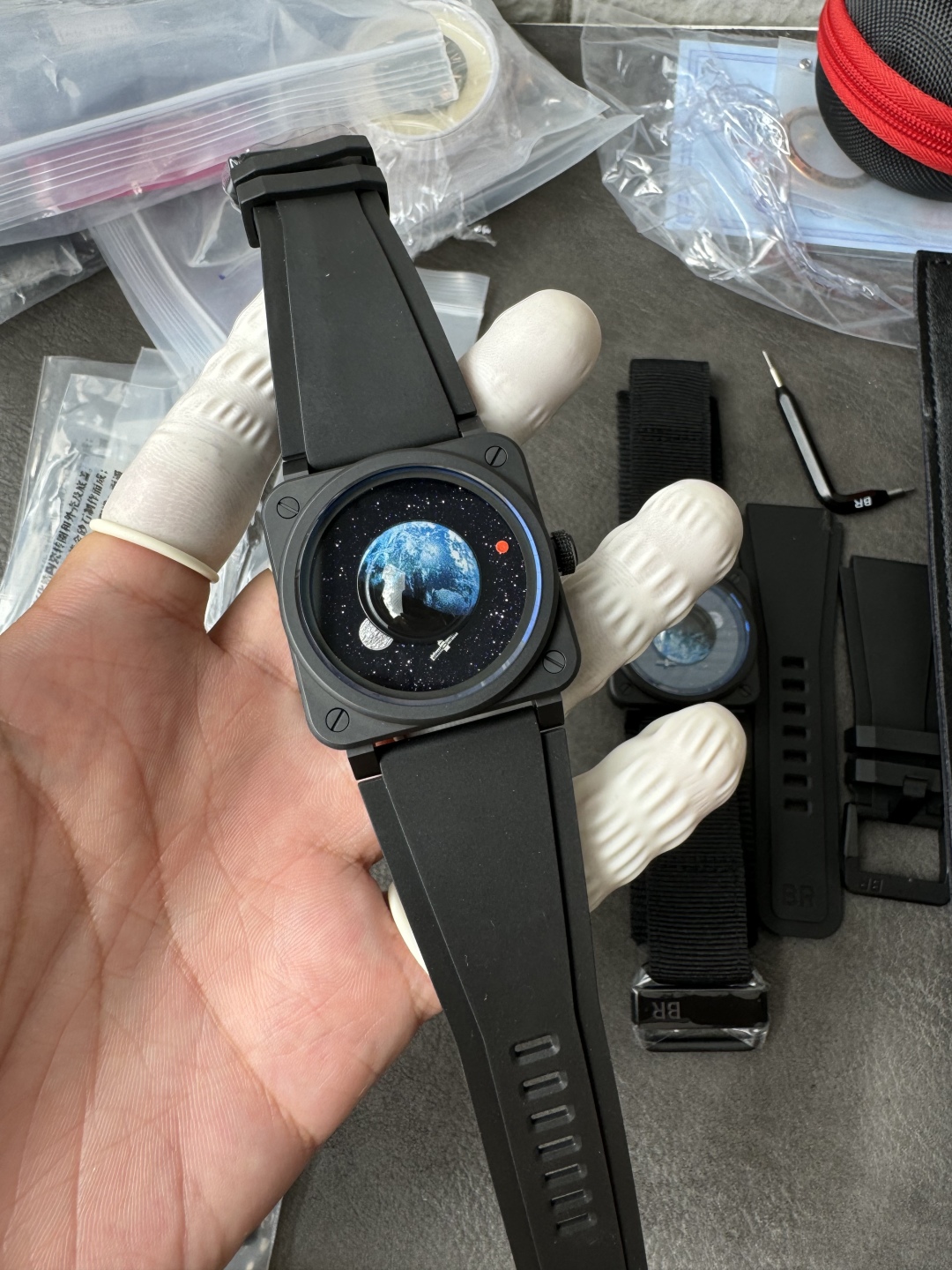 Bell Ross Gram,bell Rossbr-03 Astrobe Diameter41 mm Thickness11.6