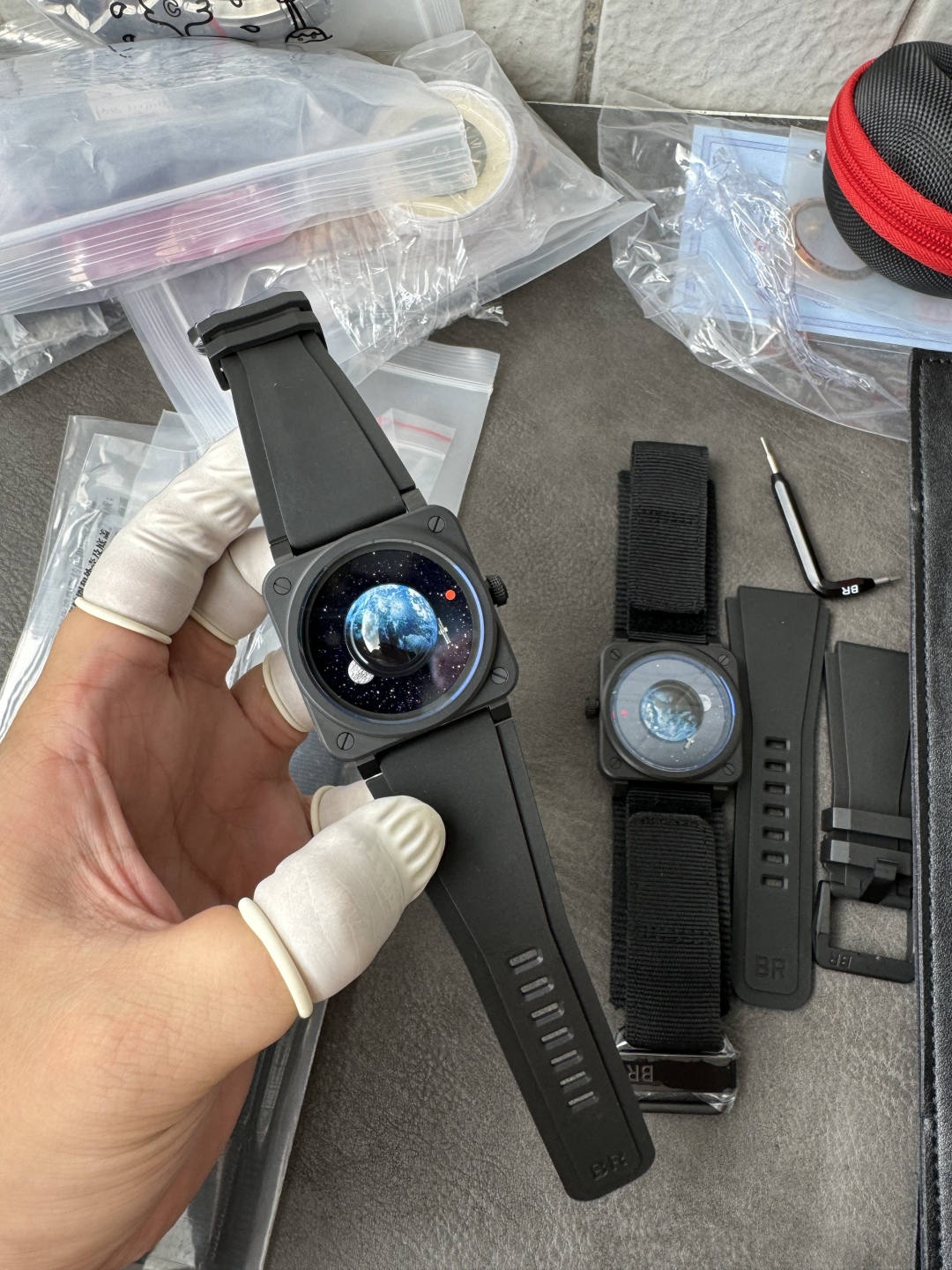 Bell Ross Gram,bell Rossbr-03 Astrobe Diameter41 mm Thickness11.6