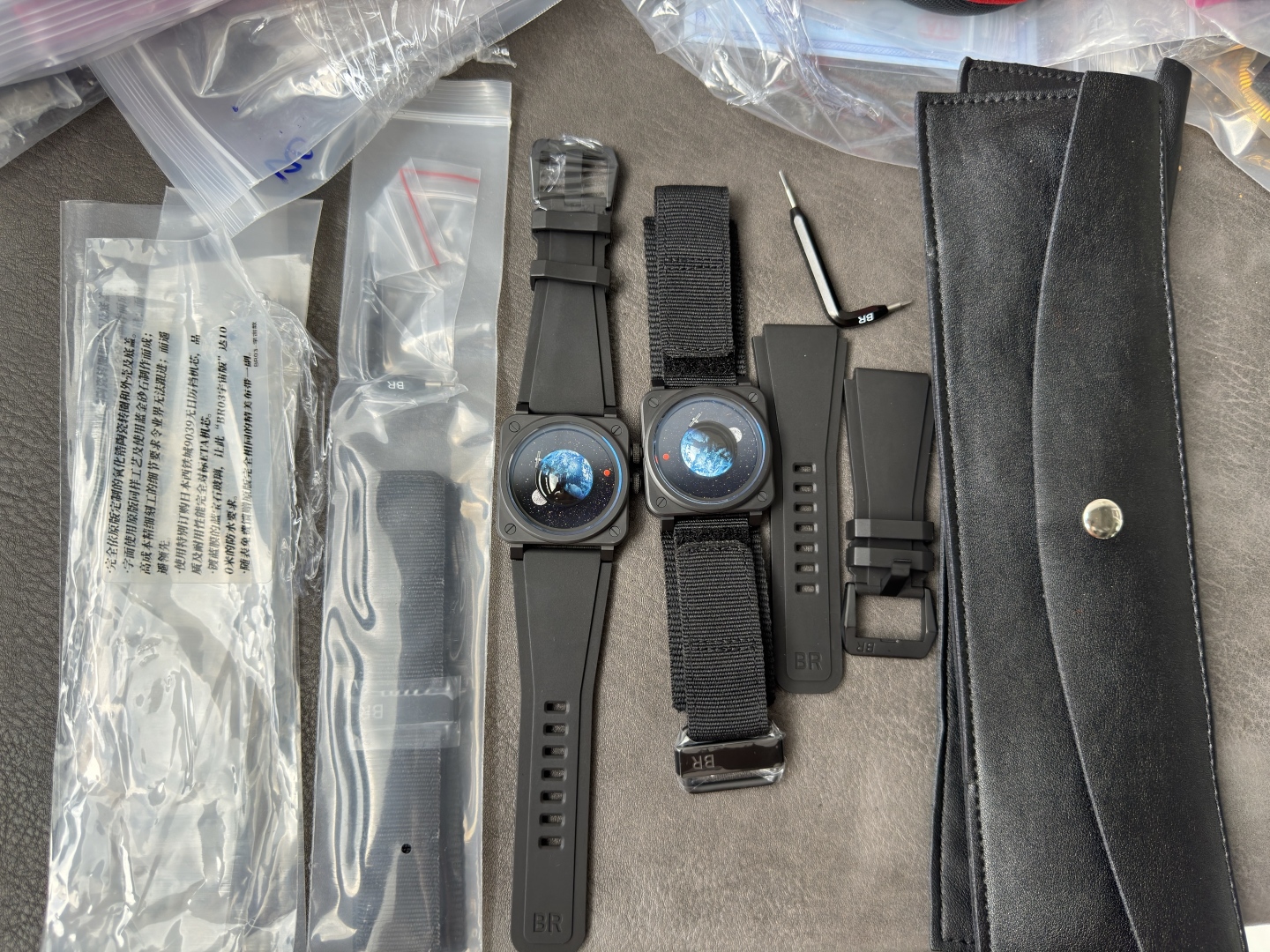 Bell Ross Gram,bell Rossbr-03 Astrobe Diameter41 mm Thickness11.6