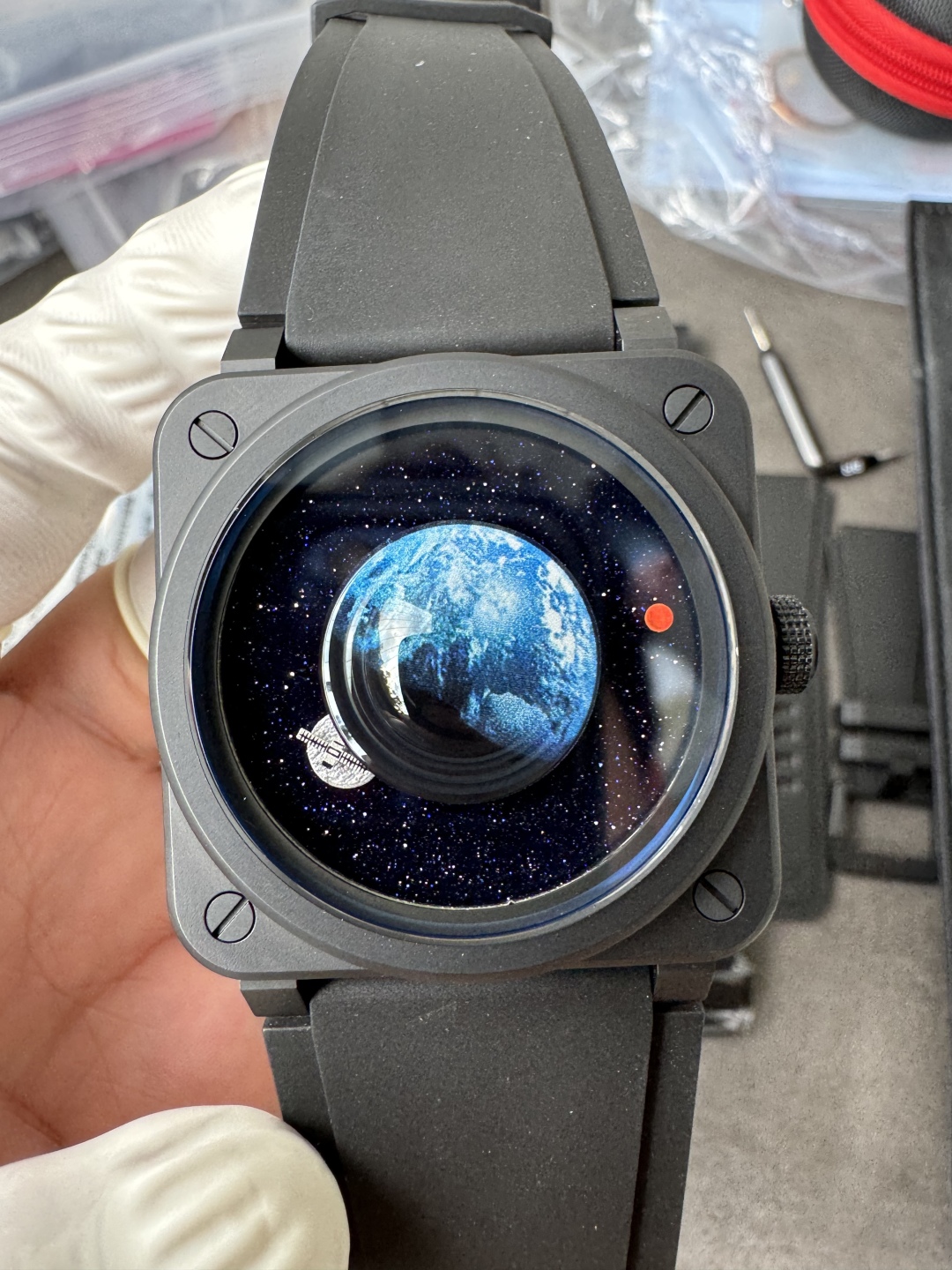 Bell Ross Gram,bell Rossbr-03 Astrobe Diameter41 mm Thickness11.6