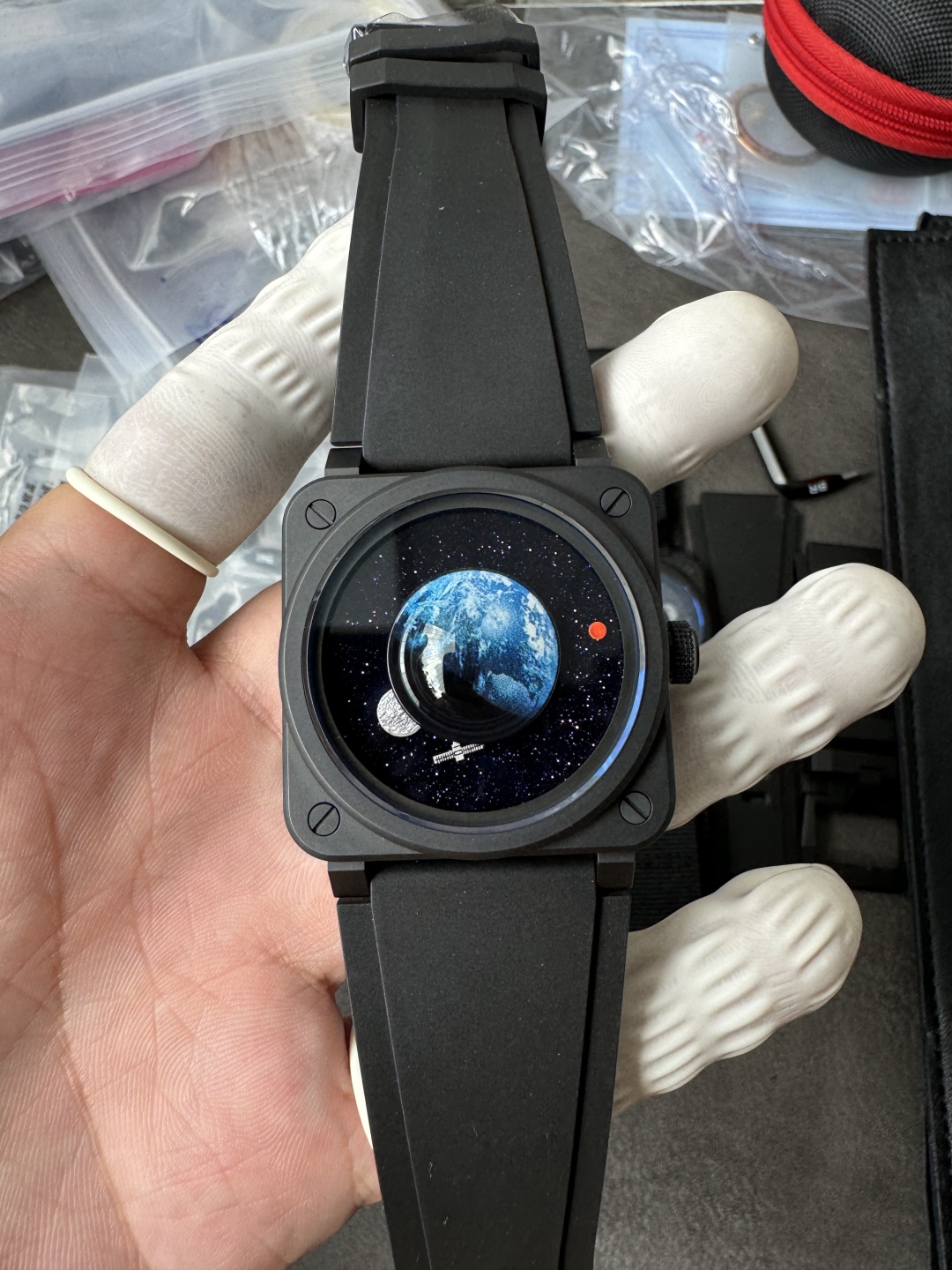 Bell Ross Gram,bell Rossbr-03 Astrobe Diameter41 mm Thickness11.6