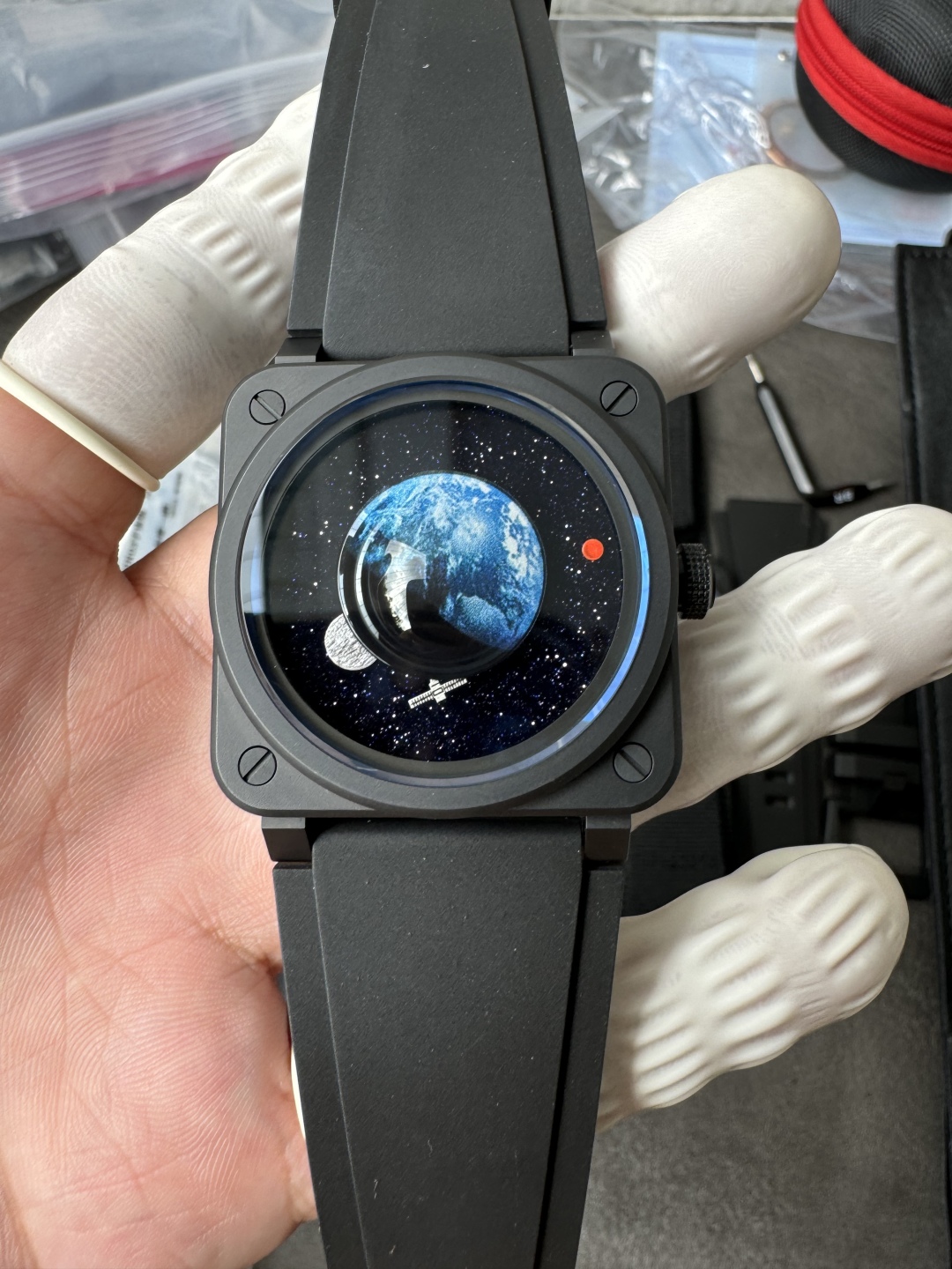 Bell Ross Gram,bell Rossbr-03 Astrobe Diameter41 mm Thickness11.6