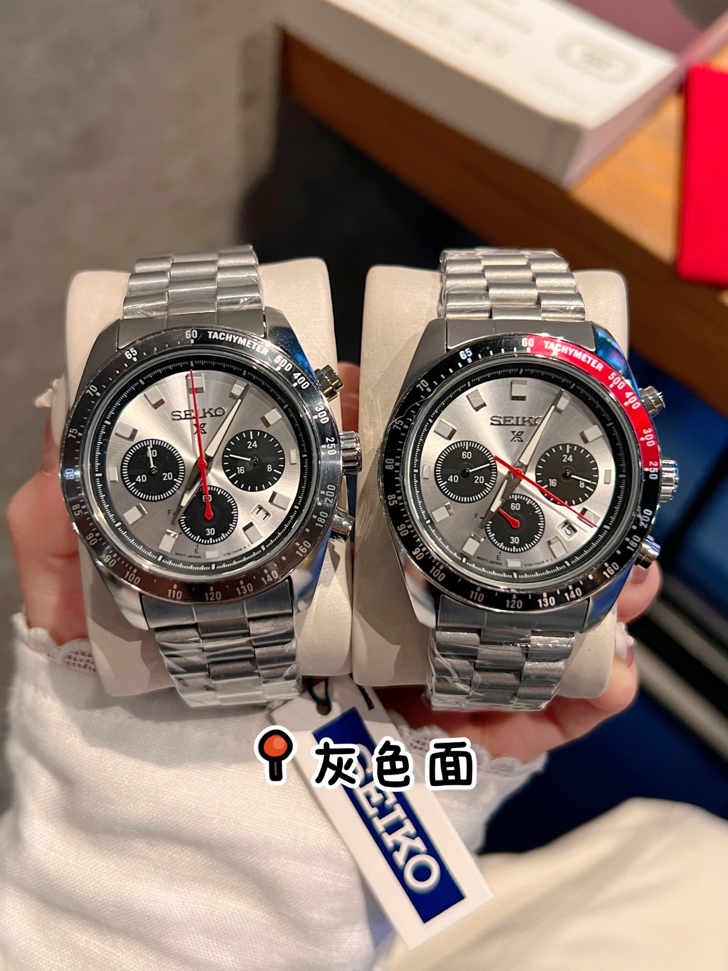 105 SEIKO Hardlex Crystal Powered by original 6-hand quartz movement.Diameter 40.6 mm Solid Case Back 316 Stainless Steel Case Rubber Strap with Butterfly Deployant Clasp Minimalist & Stylish Elegant Lifestyle!_11