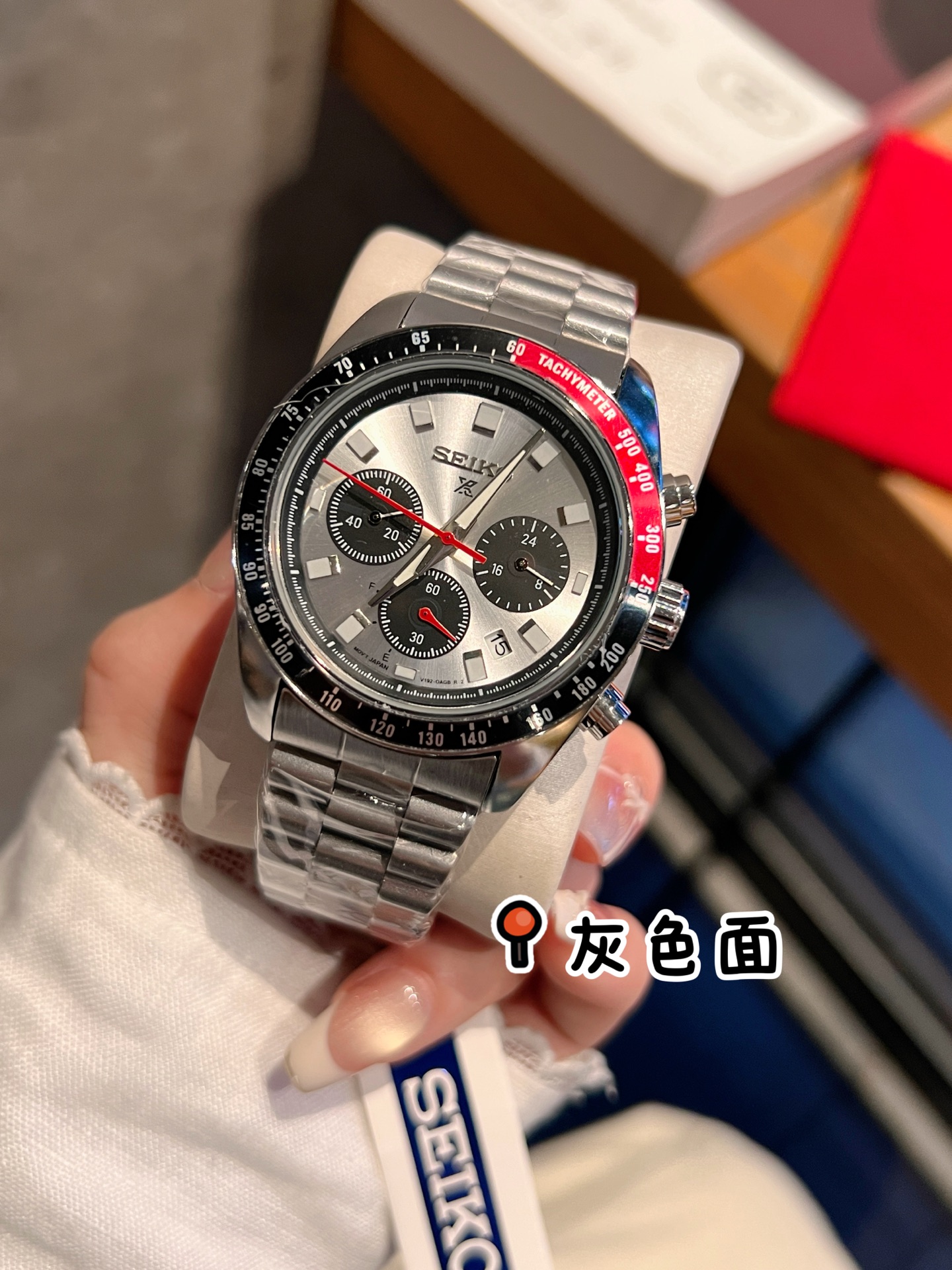 105 SEIKO Hardlex Crystal Powered by original 6-hand quartz movement.Diameter 40.6 mm Solid Case Back 316 Stainless Steel Case Rubber Strap with Butterfly Deployant Clasp Minimalist & Stylish Elegant Lifestyle!_11