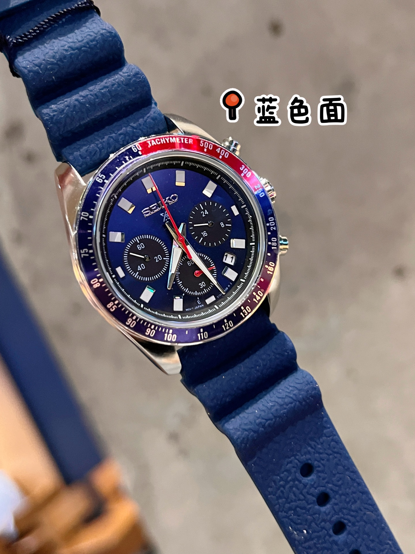 95 SEIKO Hardlex Crystal Powered by original 6-hand quartz movement.Diameter 40.6 mm Solid Case Back 316 Stainless Steel Case Rubber Strap with Butterfly Deployant Clasp Minimalist & Stylish Elegant Lifestyle!_14