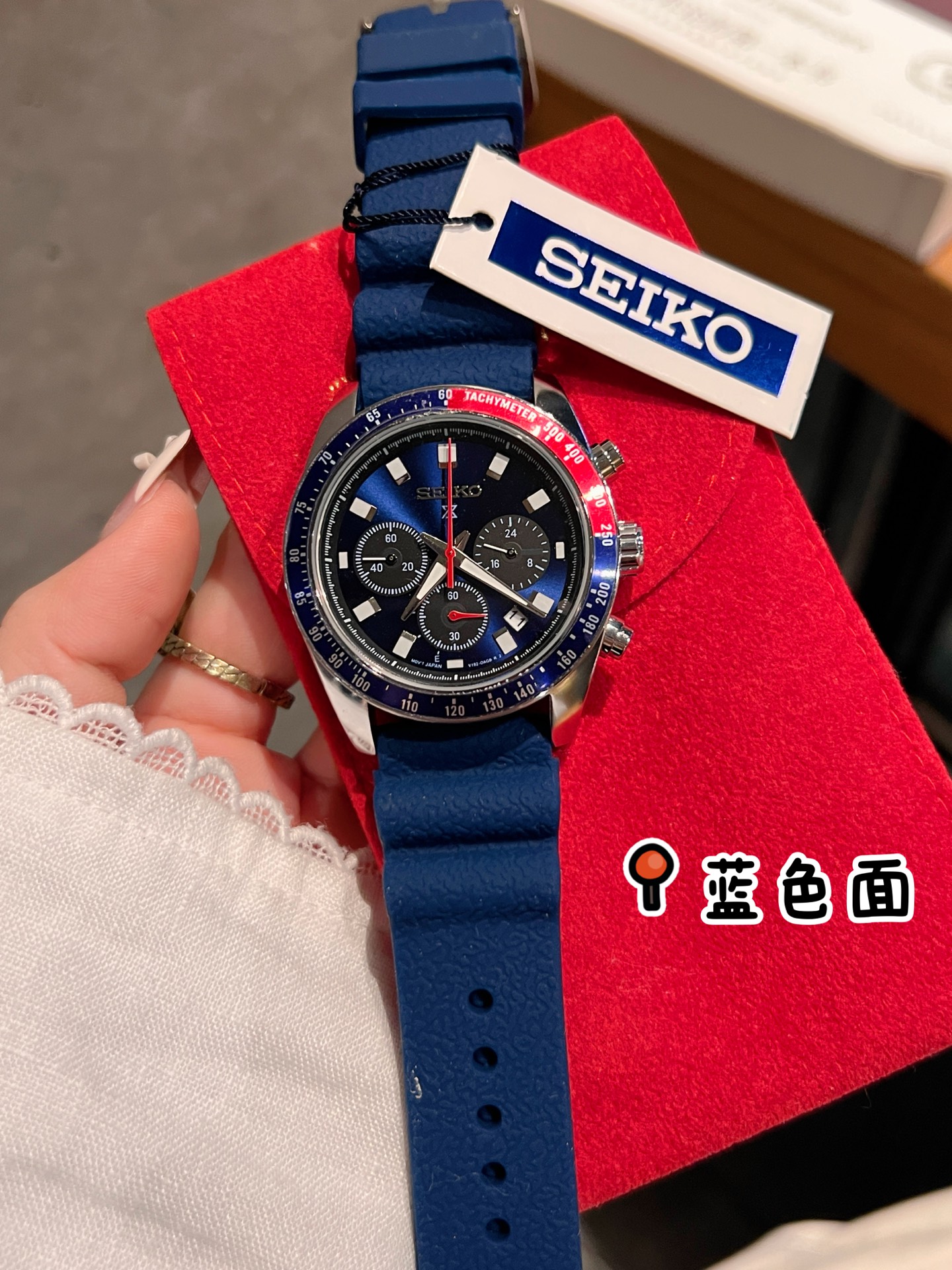 95 SEIKO Hardlex Crystal Powered by original 6-hand quartz movement.Diameter 40.6 mm Solid Case Back 316 Stainless Steel Case Rubber Strap with Butterfly Deployant Clasp Minimalist & Stylish Elegant Lifestyle!_16