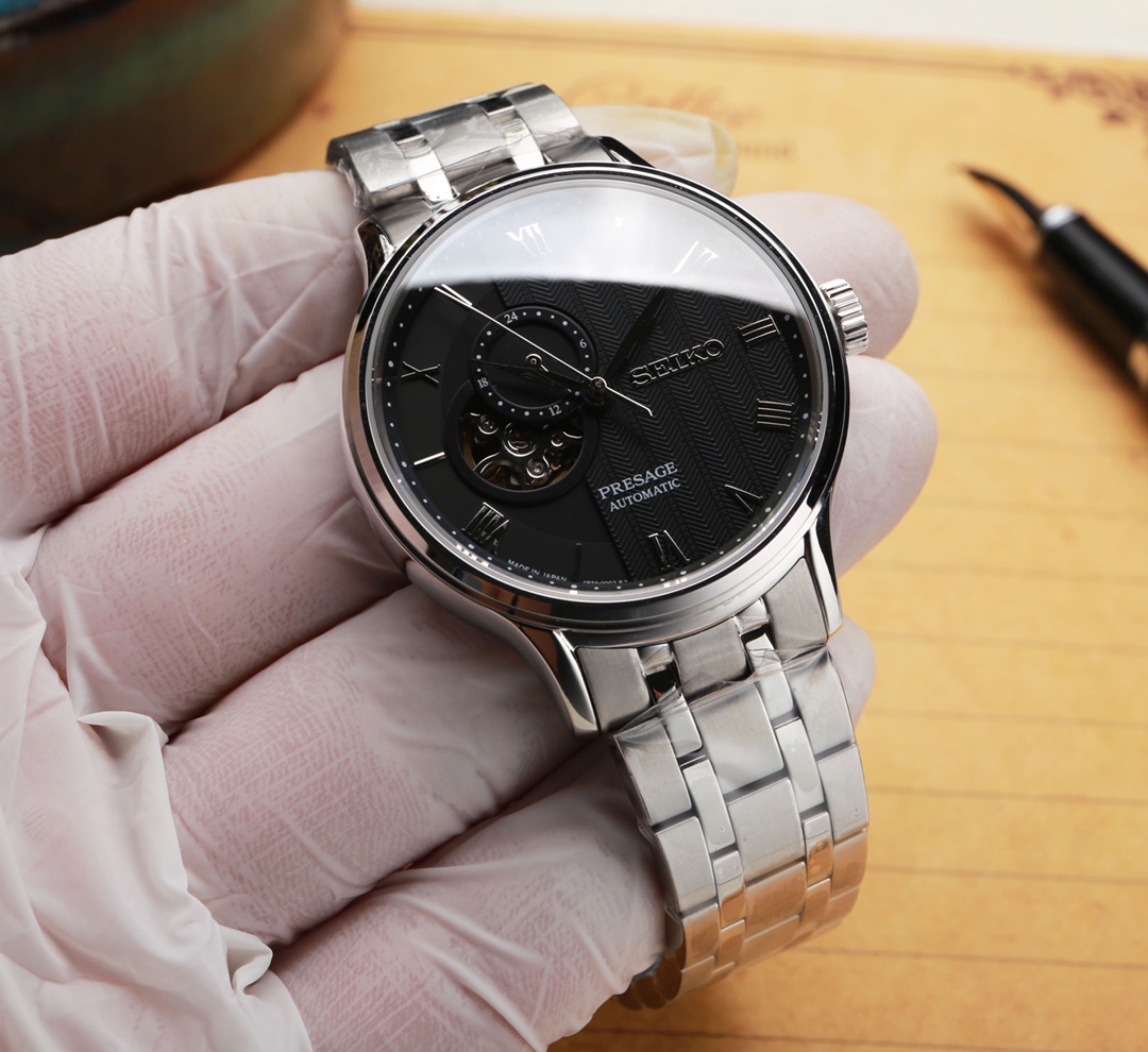 P 580.SEIKO SRPC79J1. 4R35 Diameter 40.6 mm Thickness 11.6mm Exhibition Case Back 316 Stainless Steel Case 30 Minimalist & Stylish Elegant Lifestyle! JH