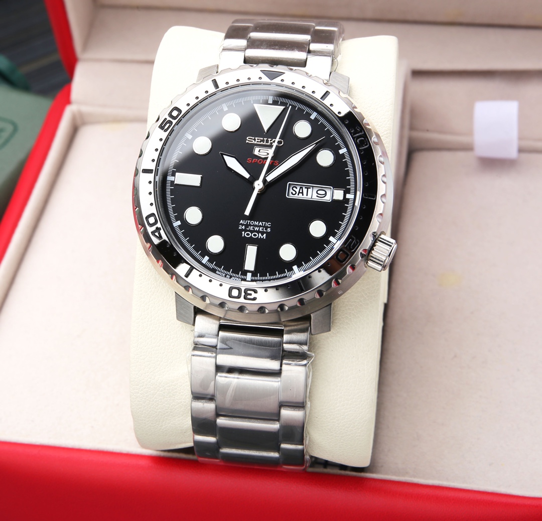 P 540SEIKO Super Luminous 7S36 Modern Dial Design 316 316l Business Casual Style Elegant & Refined Size: Diameter43mmThickness 12mm JH