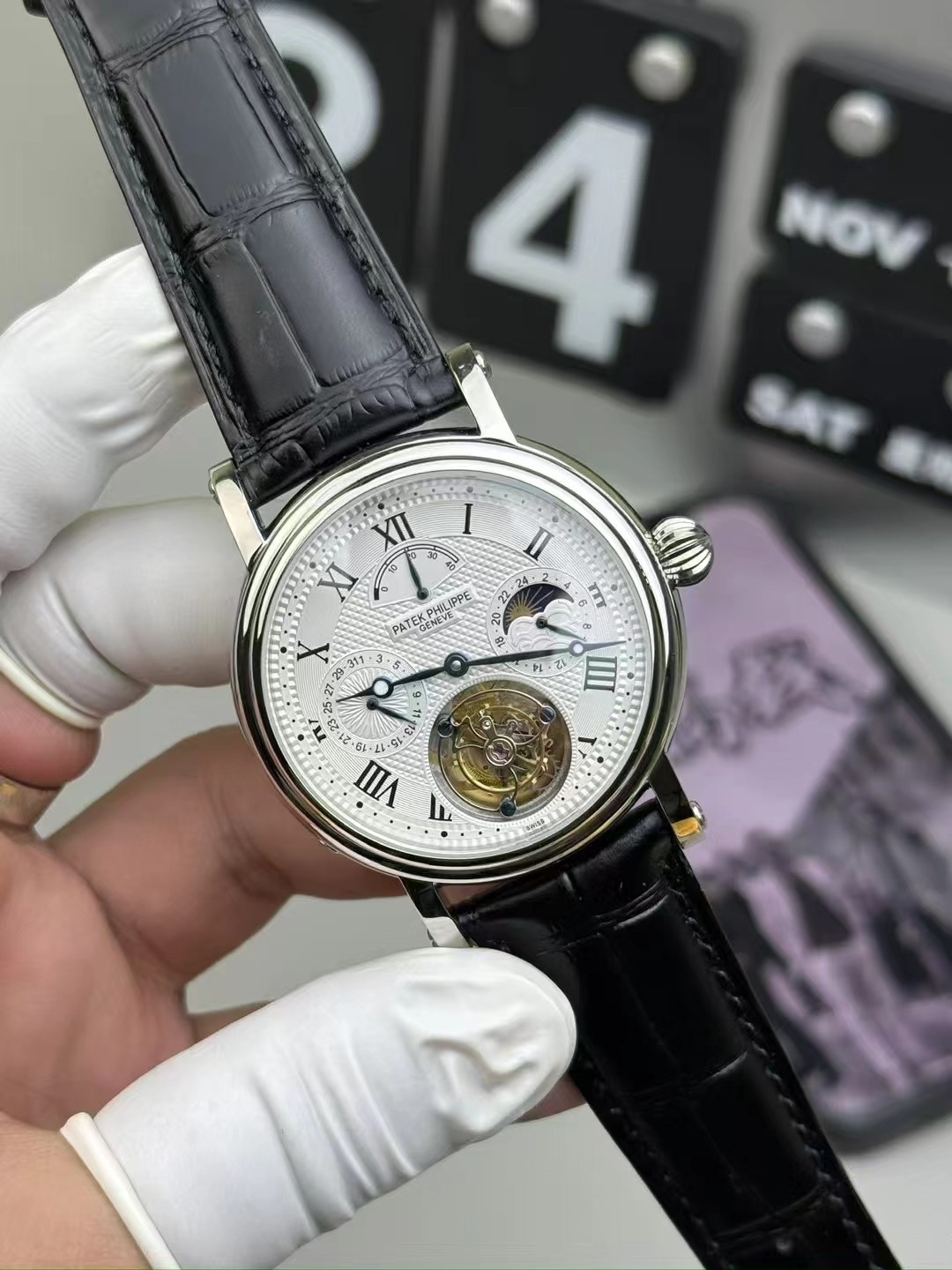Patek Philippe Star Moon Moonphase Tourbillon Watch
