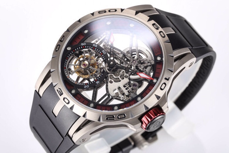 Roger Dubuis Tourbillon Titanium Watch BBR Factory