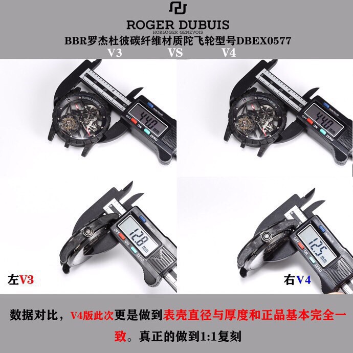Roger Dubuis Carbon Fiber Watch BBR Factory