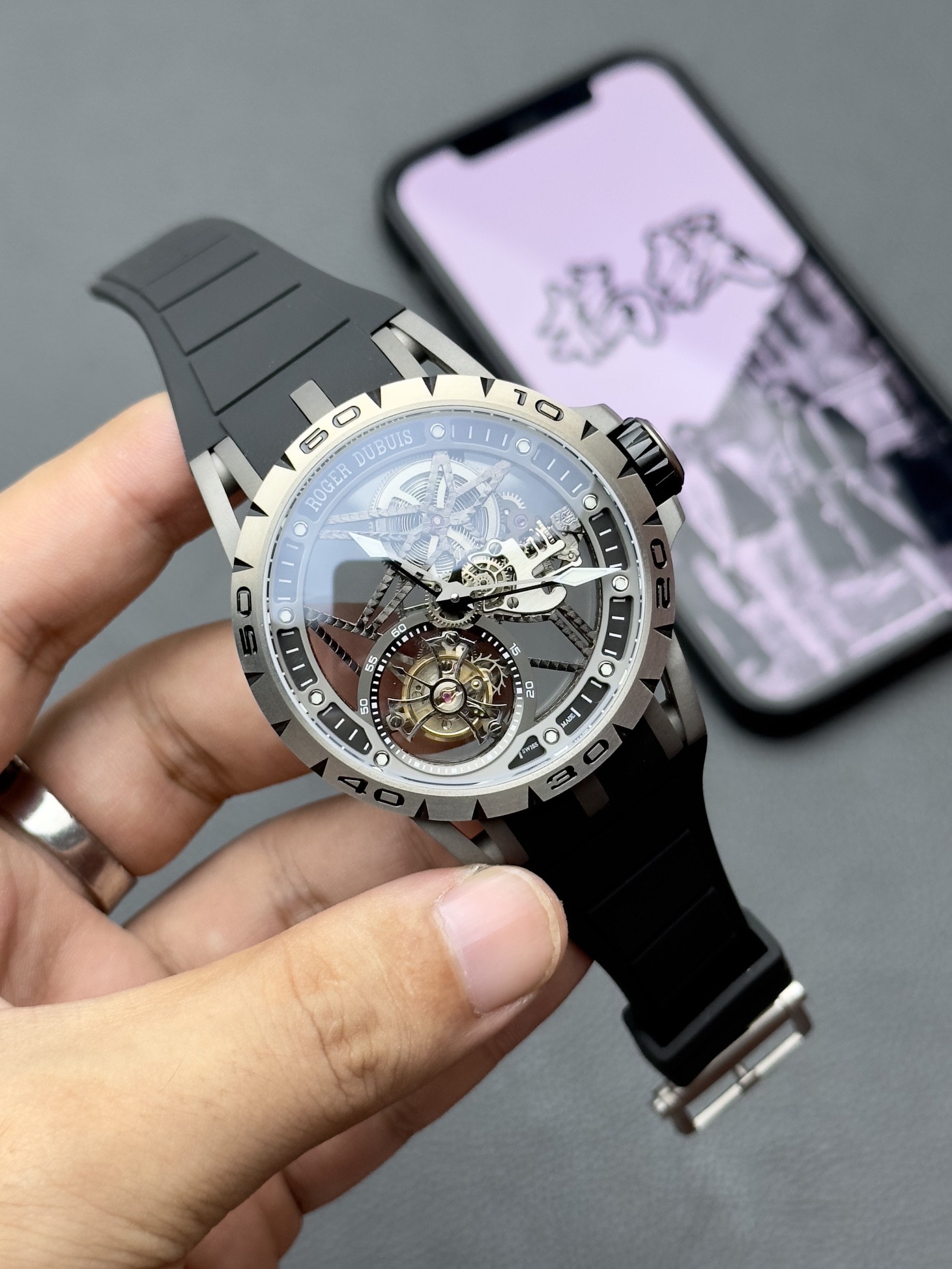 Roger Dubuis Tourbillon Watch BBR Factory
