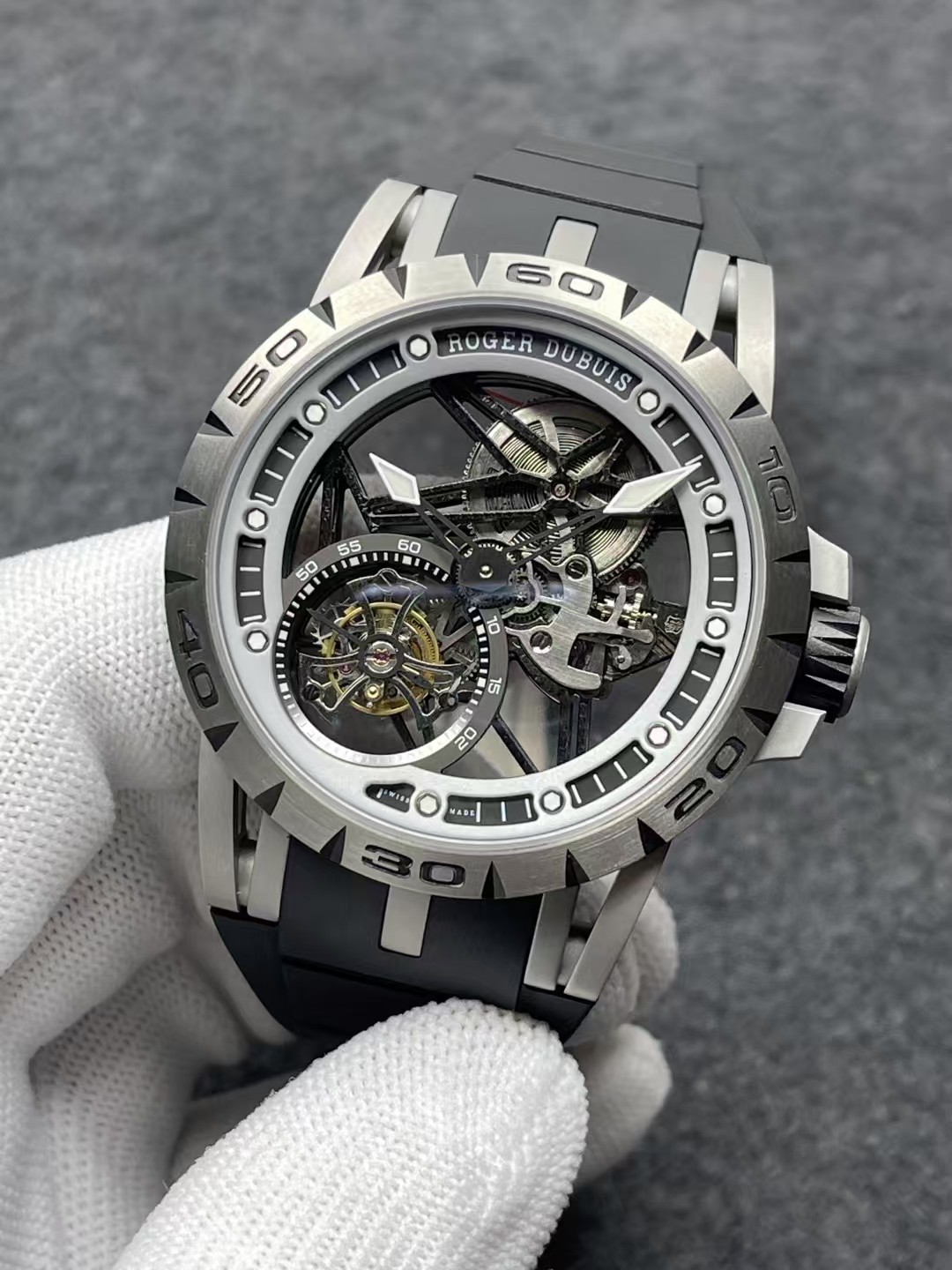 Roger Dubuis Tourbillon Titanium Watch YS Factory