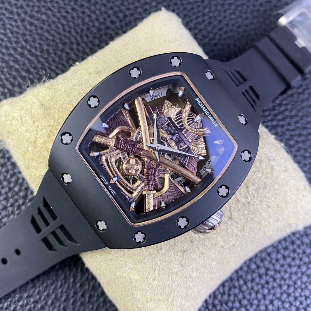 Richard Mille RM47 Black Knight Tourbillon Watch YS Factory
