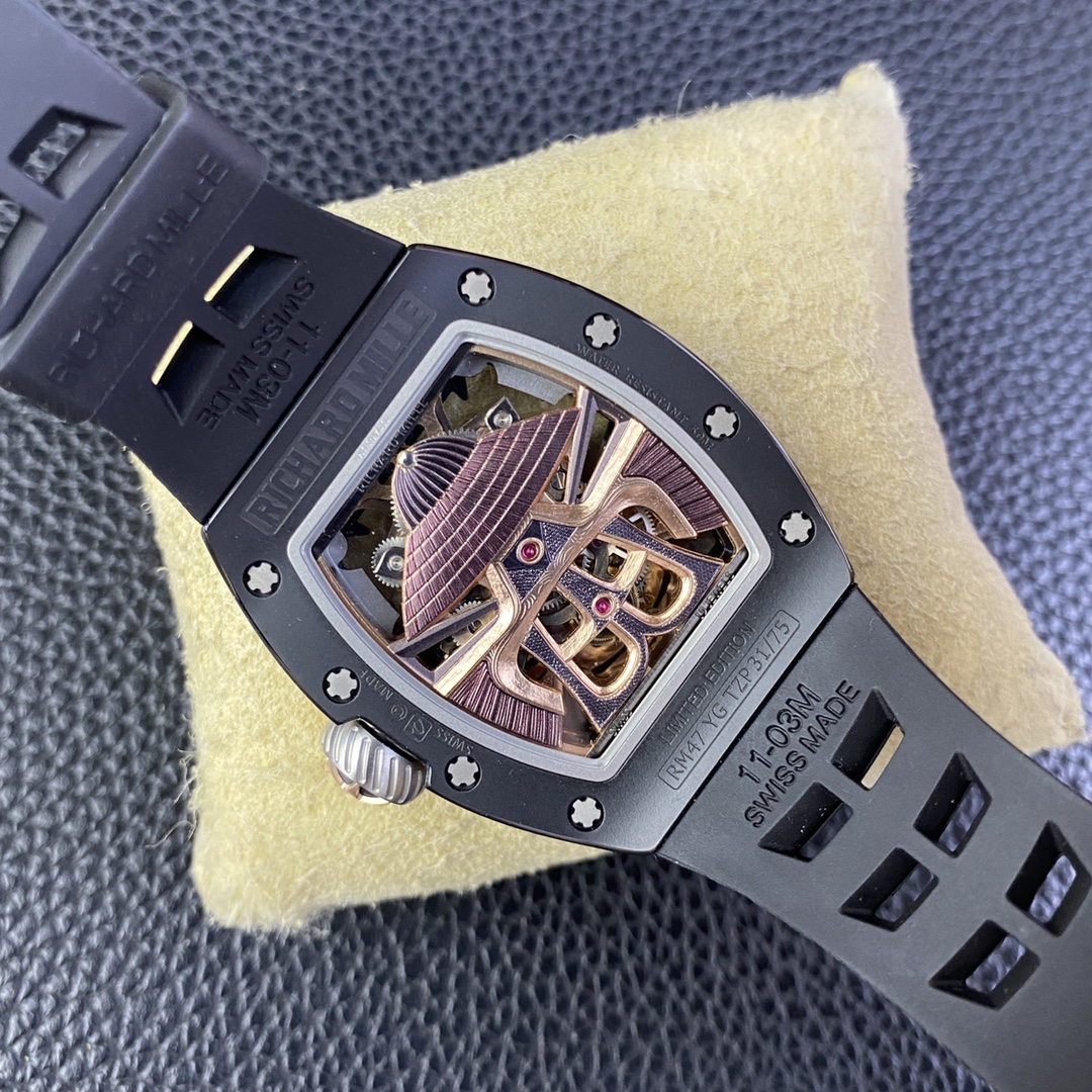 Richard Mille RM47 Black Knight Tourbillon Watch YS Factory