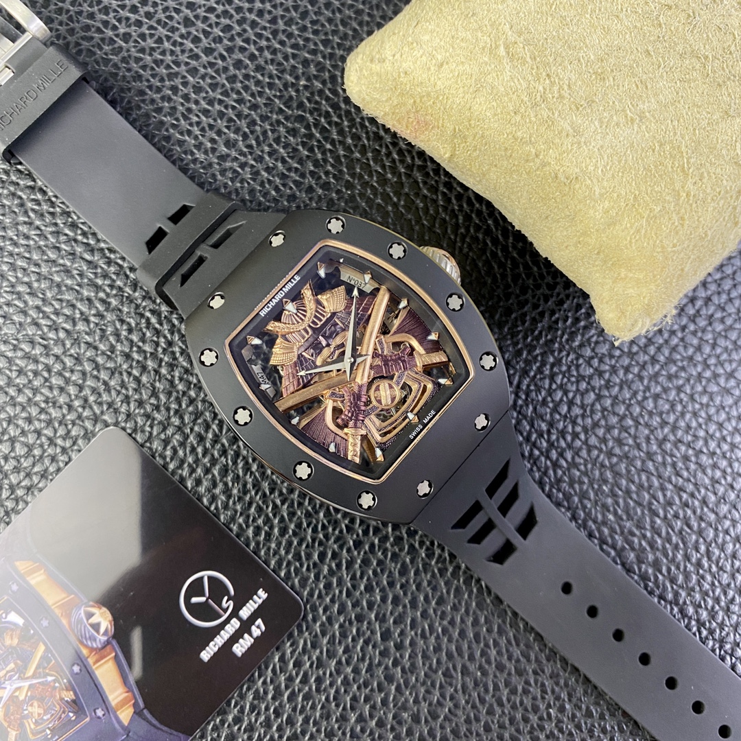 Richard Mille RM47 Black Knight Tourbillon Watch YS Factory