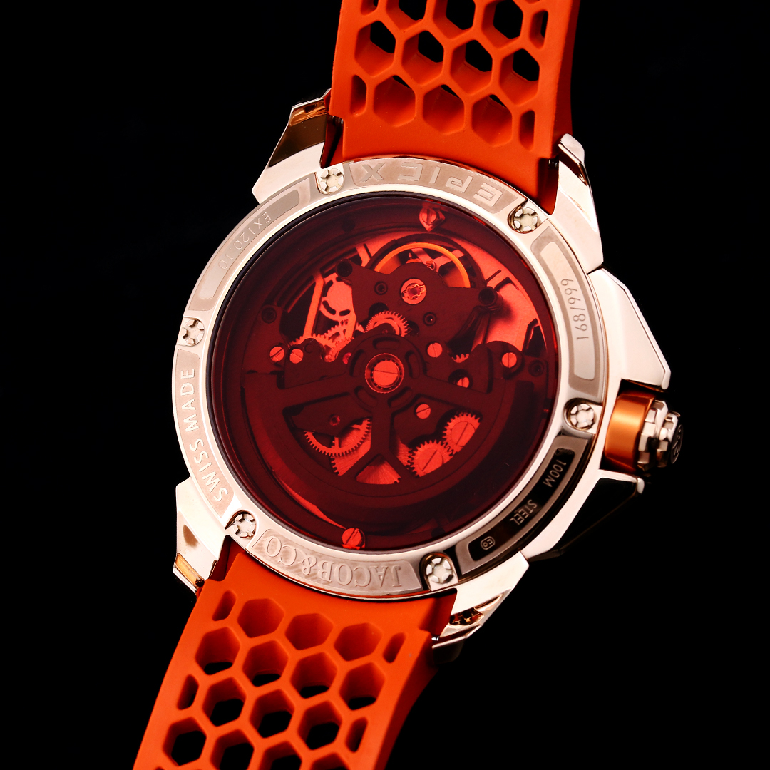Jacob & Co Epic X Ram Janmabhoomi Special Edition Skeleton Automatic Watch 44mm Stainless Steel