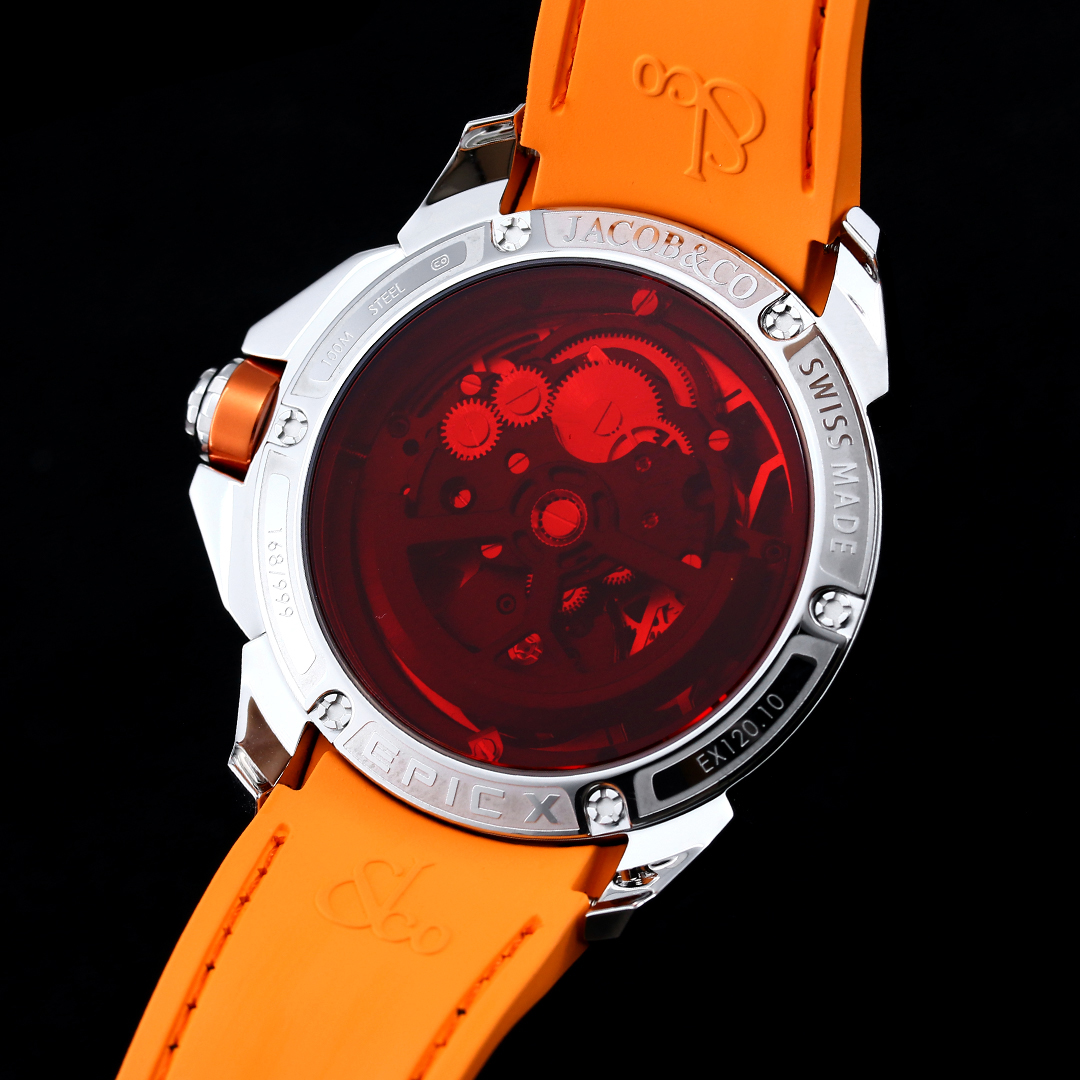 Jacob & Co Epic X Ram Janmabhoomi Special Edition Skeleton Automatic Watch 44mm Stainless Steel