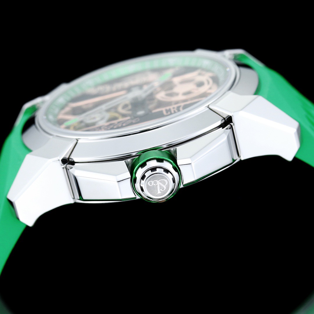 Jacob & Co Epic X CR7 Limited Edition Skeleton Automatic Mechanical Watch Cristiano Ronaldo Signature Dial 44mm