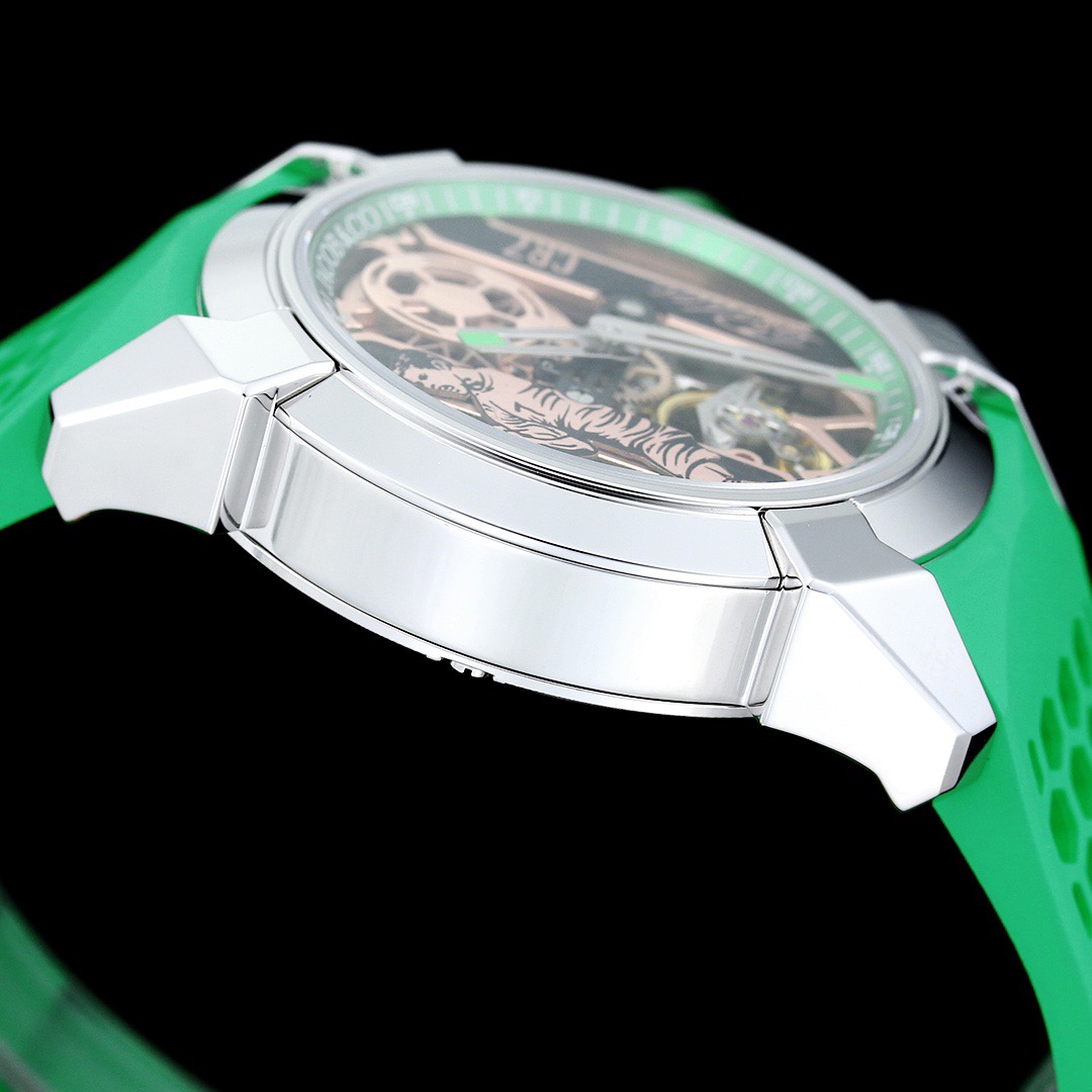 Jacob & Co Epic X CR7 Limited Edition Skeleton Automatic Mechanical Watch Cristiano Ronaldo Signature Dial 44mm