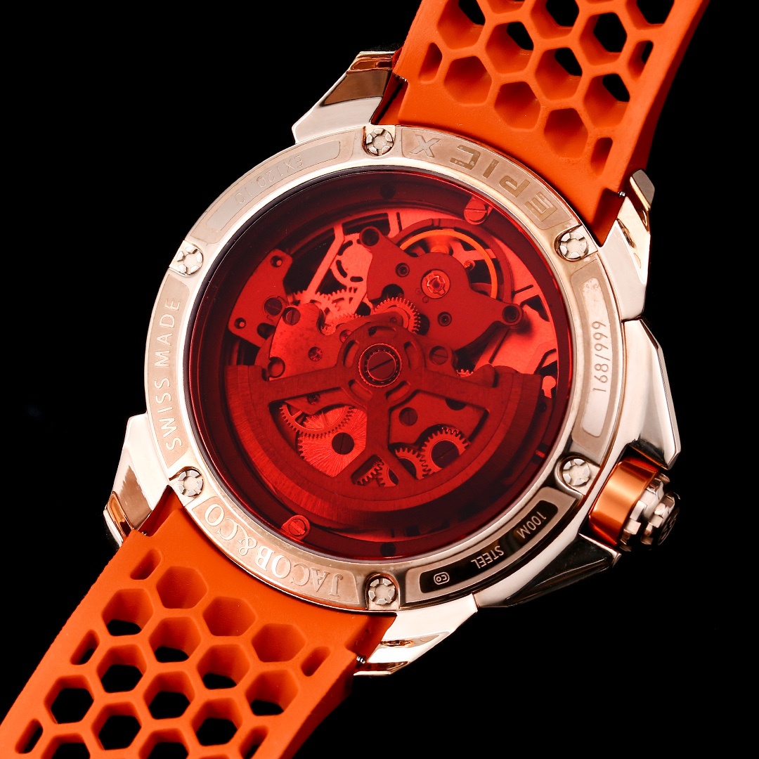 Jacob & Co Epic X Ram Janmabhoomi Special Edition Skeleton Automatic Watch 44mm Stainless Steel