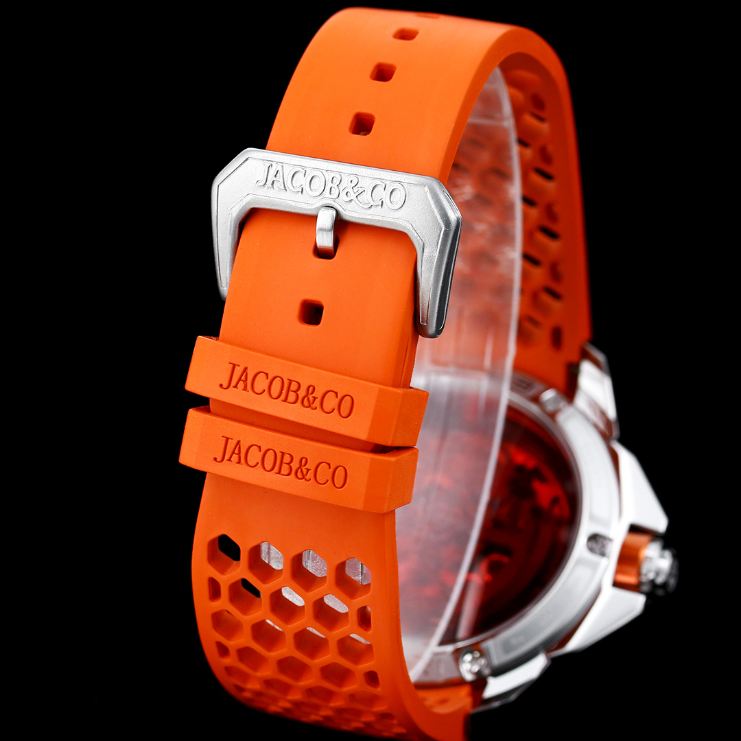 Jacob & Co Epic X Ram Janmabhoomi Special Edition Skeleton Automatic Watch 44mm Stainless Steel
