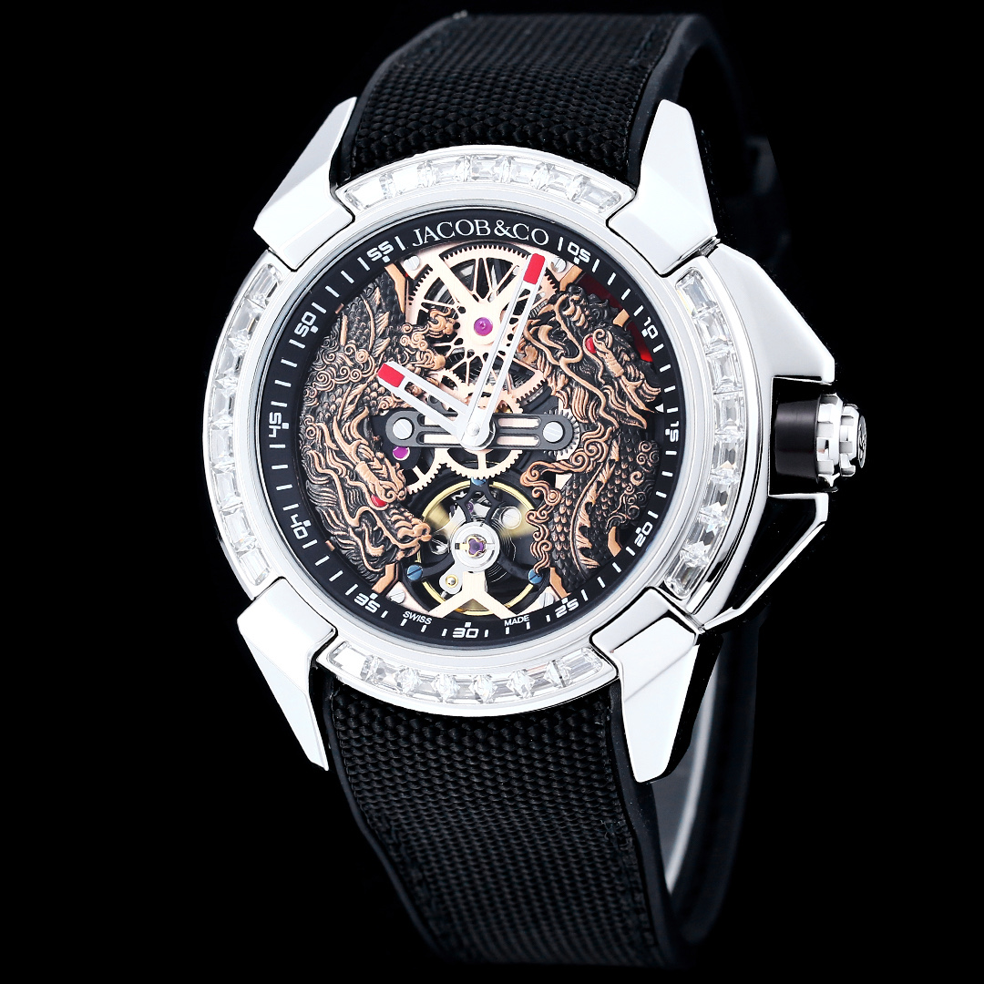 Jacob & Co Epic X Twin Dragons Limited Edition Skeleton Automatic Watch 44mm