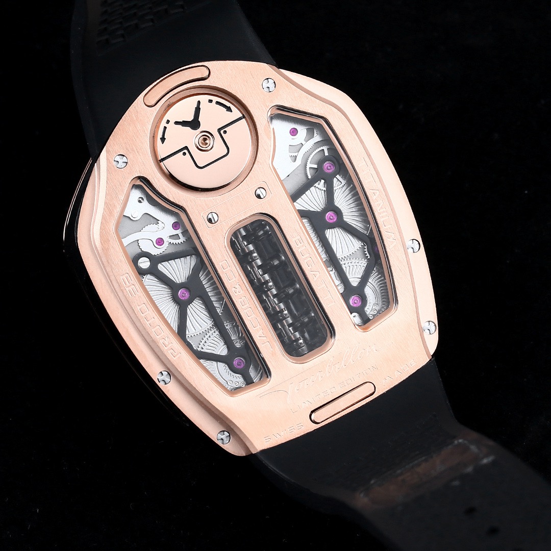 Jacob & Co Bugatti Tourbillon W16 Engine Automatic Mechanical Watch