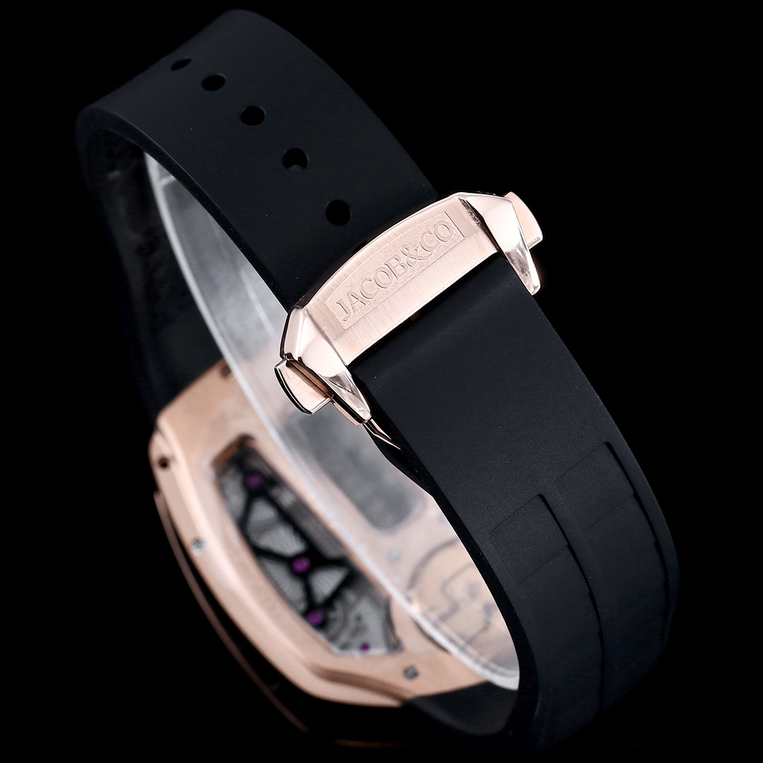 Jacob & Co Bugatti Tourbillon W16 Engine Automatic Mechanical Watch