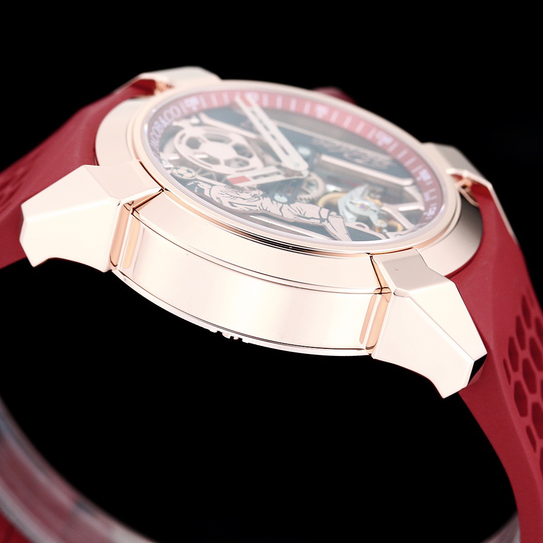 Jacob & Co Epic X CR7 Limited Edition Skeleton Automatic Mechanical Watch Cristiano Ronaldo Signature Dial 44mm