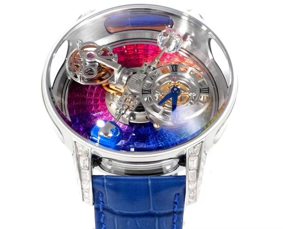Jacob & Co Astronomia Rainbow Double Axis Tourbillon Watch 47mm