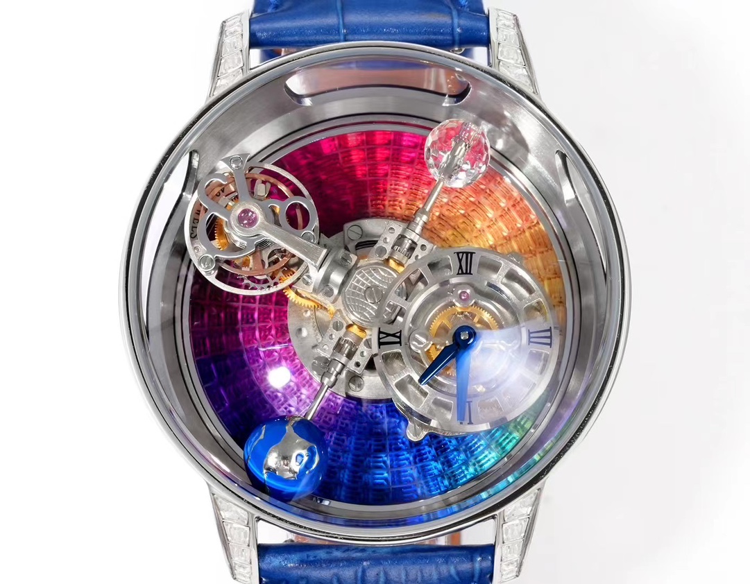Jacob & Co Astronomia Rainbow Double Axis Tourbillon Watch 47mm