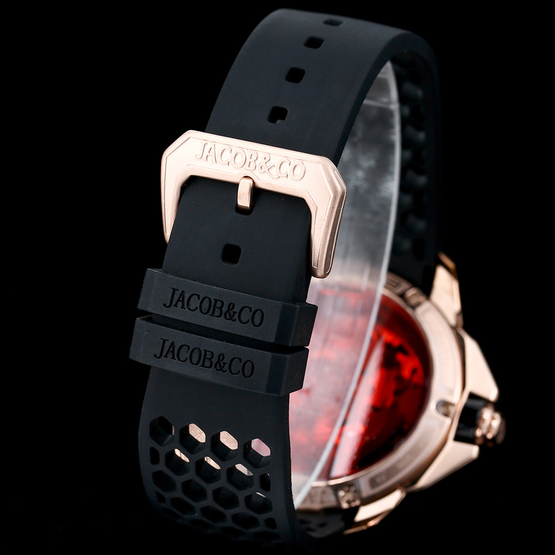 Jacob & Co Epic X Skeleton Automatic Mechanical Watch 44mm Stainless Steel Case