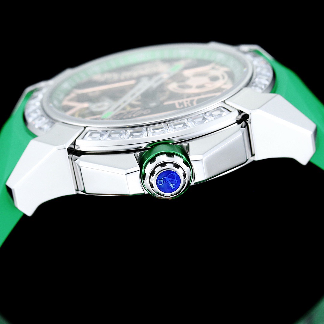 Jacob & Co Epic X CR7 Limited Edition Skeleton Automatic Mechanical Watch Cristiano Ronaldo Signature Dial 44mm