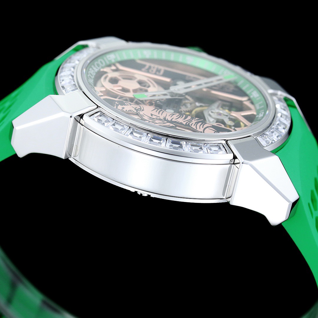 Jacob & Co Epic X CR7 Limited Edition Skeleton Automatic Mechanical Watch Cristiano Ronaldo Signature Dial 44mm