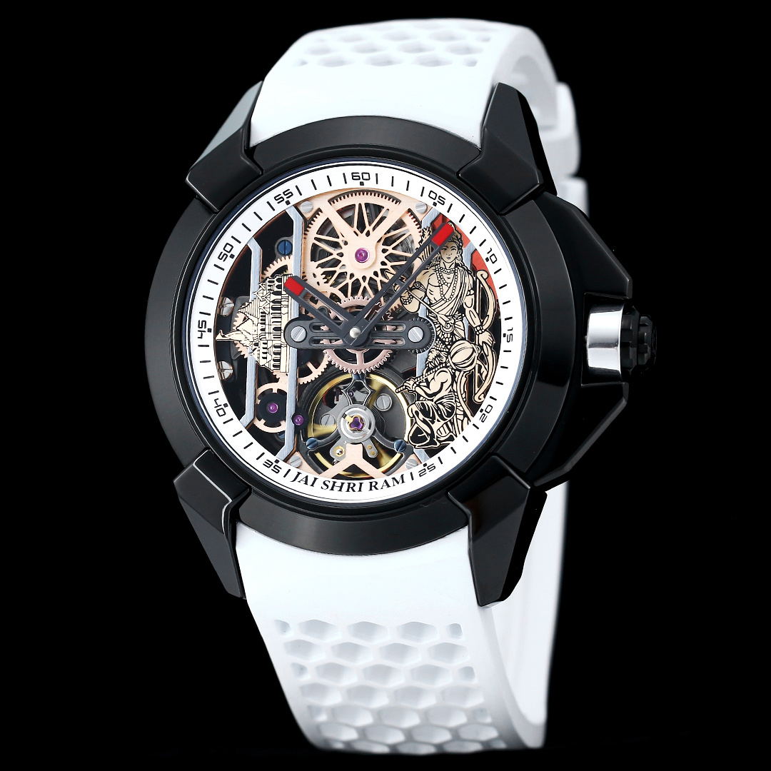Jacob & Co Epic X Skeleton Automatic Mechanical Watch 44mm Stainless Steel Case
