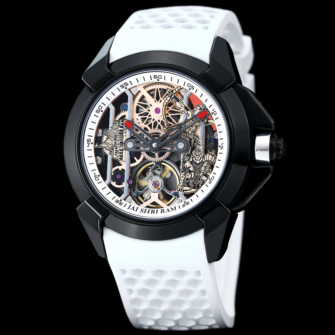 Jacob & Co Epic X Skeleton Automatic Mechanical Watch 44mm Stainless Steel Case