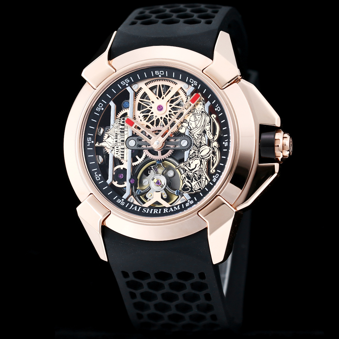 Jacob & Co Epic X Skeleton Automatic Mechanical Watch 44mm Stainless Steel Case