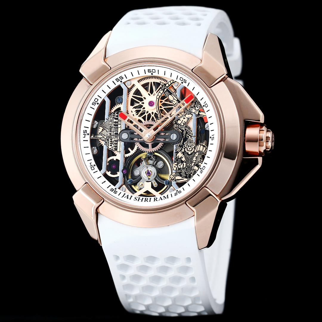 Jacob & Co Epic X Skeleton Automatic Mechanical Watch 44mm Stainless Steel Case