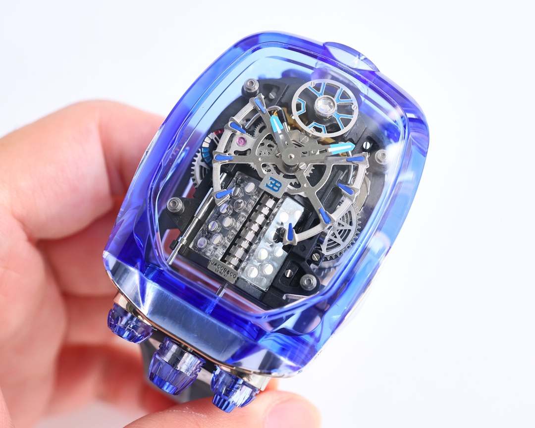 Jacob & Co Bugatti Tourbillon W16 Engine Automatic Mechanical Watch