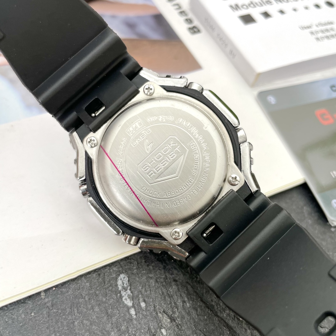 CASIO G-SHOCK GA2100 Shock Resistant Multifunction Digital Analog Watch 49.3*44.4*11.8mm