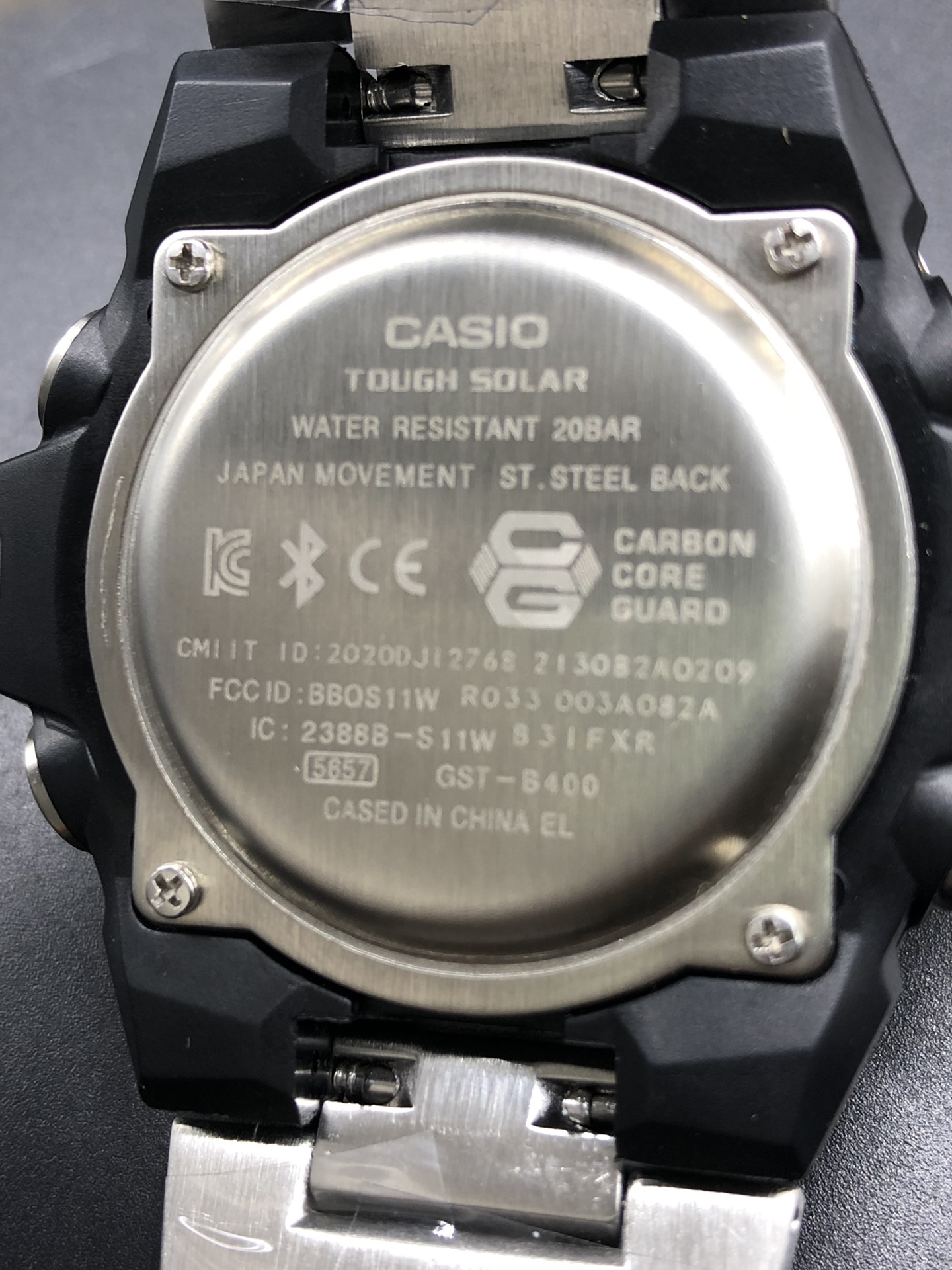 CASIO G-SHOCK GST-B400 Shock Resistant Multifunction Digital Analog Watch