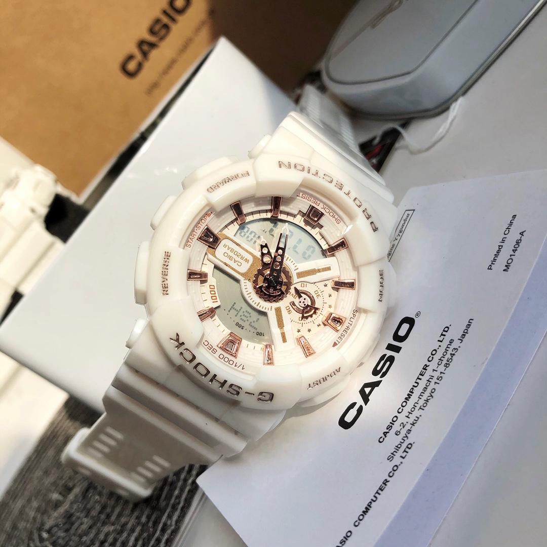 CASIO G-SHOCK GA-110 Shock Resistant Multifunction Digital Analog Watch
