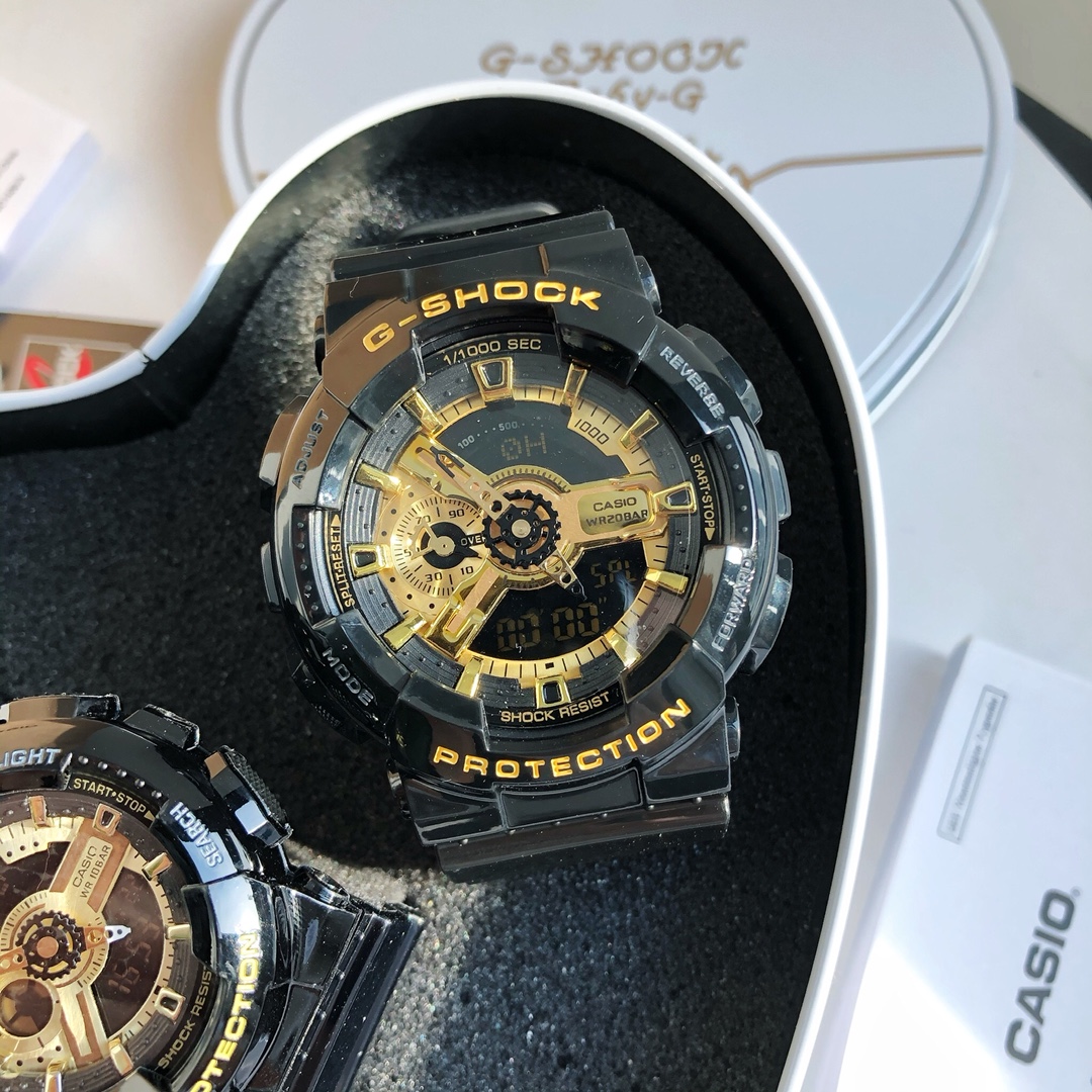 CASIO G-SHOCK GA-110 Shock Resistant Multifunction Digital Analog Watch