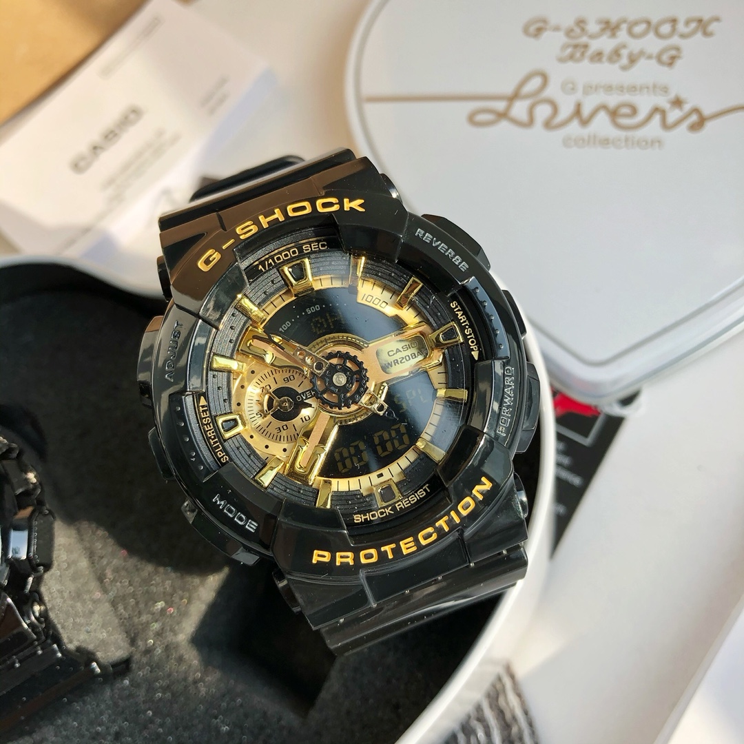 CASIO G-SHOCK GA-110 Shock Resistant Multifunction Digital Analog Watch