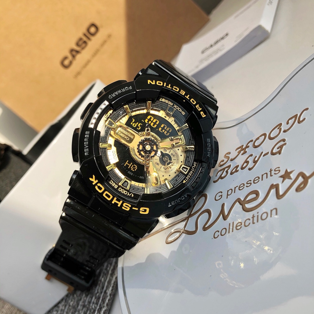 CASIO G-SHOCK GA-110 Shock Resistant Multifunction Digital Analog Watch