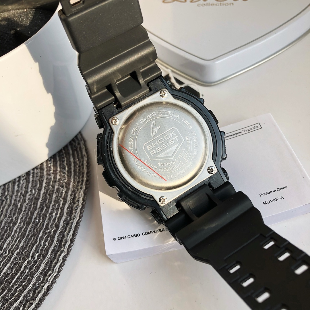 CASIO G-SHOCK GA-110 Shock Resistant Multifunction Digital Analog Watch