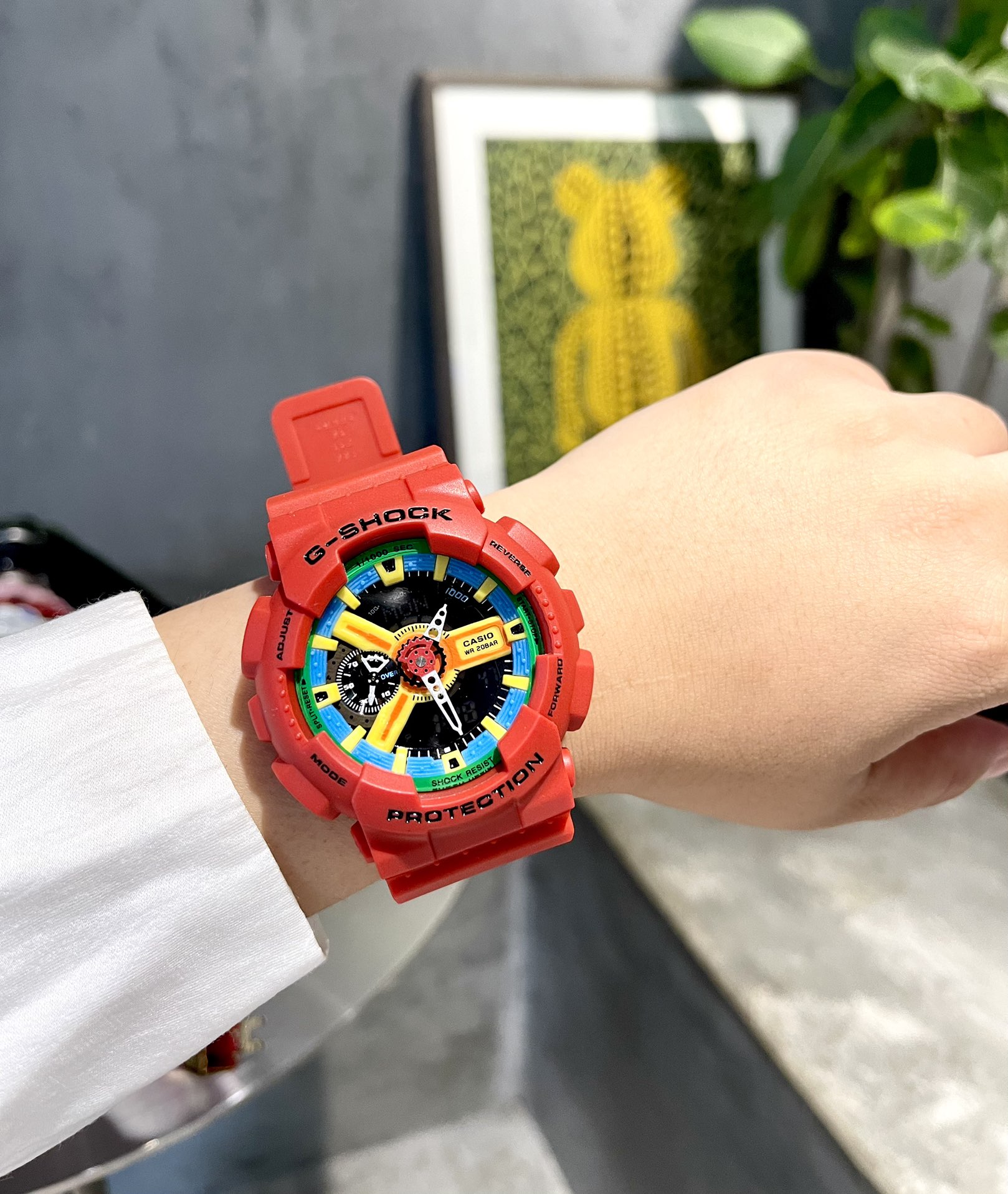 CASIO G-SHOCK GA-110 Shock Resistant Multifunction Digital Analog Watch